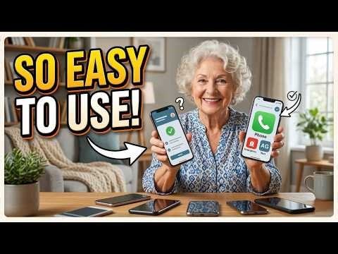 5 BEST Smartphones for Seniors 2026 (Simple & Easy to Use!)