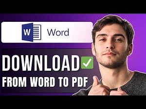 How to Download from Word to PDF | Step-by-Step Guide