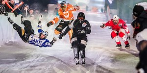 Get ready for 60 seconds of speed, skill and all-out Ice Cross racing