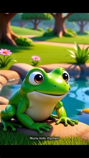 Green Frog Jump! 🐸💚#colorlearning #shortsviral #shortvideo