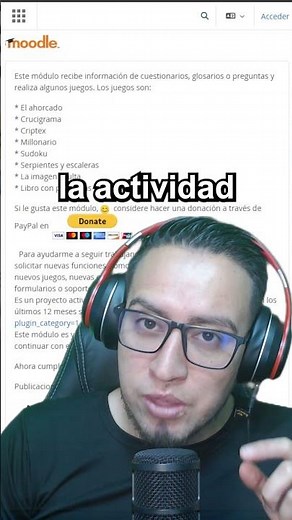 Cómo usar el plugin Game en Moodle 🎮 | Gamificación paso a paso