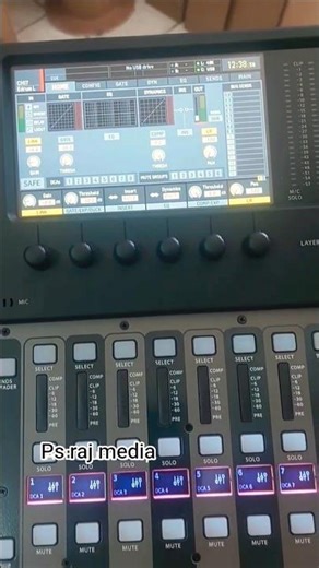 Behringer X32 Digital Mixer Setup 🎚️🔥 #shorts #psrajmedia #djsound