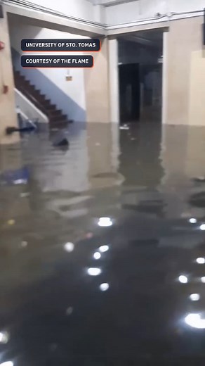 1M views · 3.6K reactions | The first floor of the University of Sto. Tomas' St. Raymund Peñafort building is flooded with knee-to-waist deep waters as of 3pm on Wednesday, July 24. https://www.rappler.com/philippines/weather/typhoon-carina-habagat-updates-floods-landslides-damage-relief-efforts/ | Rappler | Facebook