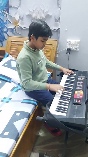 2.2K views · 130 reactions | I am proud of my son that even today, along with learning different types of music, they are getting attracted and interested in Hindu religious music #gauravgargdholpur #music #keyboardist #reels | Gaurav Garg | Facebook