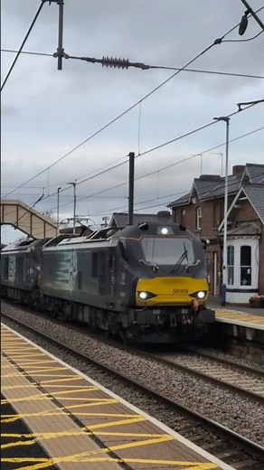 West Coast Diversion 88009 & 68004 at Chester-le-Street - 04/11/25