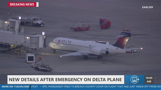 Delta plane arrives at Hartfield-Jackson after passenger causes disturbance on flight from Houston
