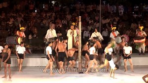 Pole Mallakhamb act by trained professionals