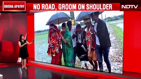 Bride Walks Through Mud, Groom Carried On Shoulders In Odisha Village Without Road