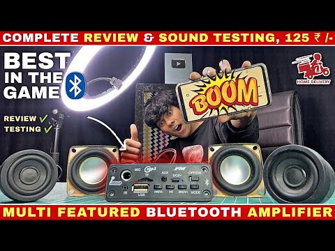 Best Bluetooth amplifier module in the game | cheapest amplifier board | review & sound testing🔊 ✔️