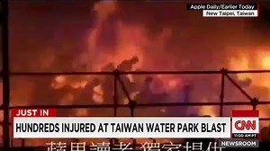 More than 500 injured in explosion at Taiwan water park