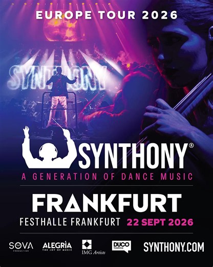 FRANKFURT KICKS OFF THE EUROPEAN TOUR 🇩🇪 Ft. @deejay_capped as our SPECIAL GUEST! 🎧 Get ready for a night of orchestral anthems, massive dancefloor energy and the full SYNTHONY experience🔥 🎟️ Final Tickets at SYNTHONY.com #SYNTHONY #SYNTHONYEurope #Frankfurt #djcapped
