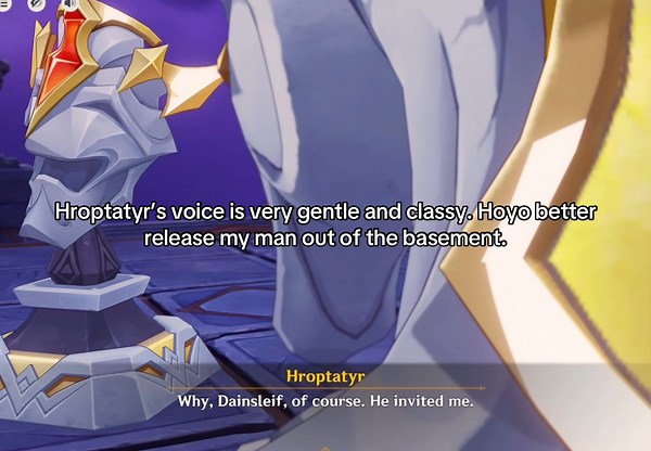 Hroptatyr's Gentle Voice in Genshin Impact: The King's Servant