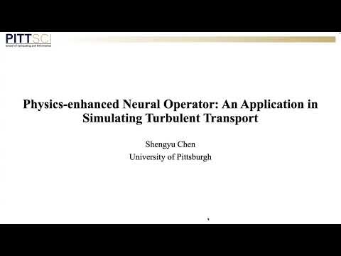 KDD 2026 - Physics-enhanced Neural Operator: An Application in Simulating Turbulent Transport