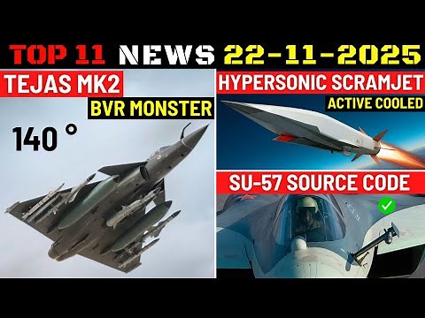 Indian Defence Updates : Tejas Mk2 BVR Monster,Su-57 Source Code Offer,1500 Km Hypersonic Scramjet