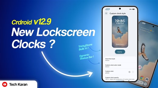 crDroid v12.9在这里 | 最好的安卓16自定义ROM？