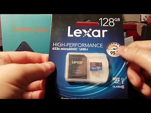 New: Lexar, High-Performance, 633x, microSDXC, 128GB!