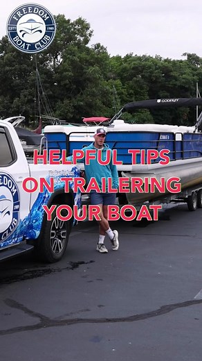 Trailering a boat - Freedom Boat Club Tips! #freedomboatclub #freedomtip #freedomsafety #FBCWM #michigan #boating #trailering #traileringaboat #boatingsafety #HassleFree #lakemichigan how to load your boat on trailer how to back up boat trailer runaway boat and trailer polished aluminum boat trailer pvc boat trailer guides turning a boat trailer into a flatbed how to transport a jon boat without a trailer how to equip a boat trailer in off financing a boat loading boat on trailer boat trailer bu