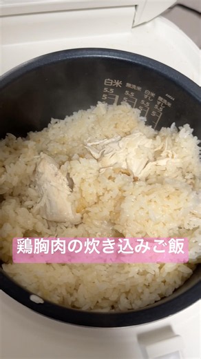鶏胸肉の炊き込みご飯
