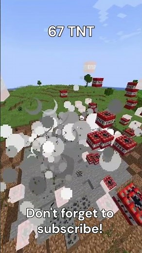 67 TNT Explosion in Minecraft 💥