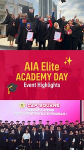 🎓 From dreamers to achievers! 2025 AIA Elite Academy Day signified a milestone of achievements, with inspiring talks, proud moments, and marks the start of a new chapter for many. Here’s to chasing goals and building brighter tomorrows! 🌟✨​ Ready to start your own success story? Join us as an AIA Life Planner at https://bit.ly/3LPu0eh today!​ #2025AIAEliteAcademyDay #AIAMalaysia #AIAEliteAcademy #AIAPUBLICTakaful | AIA Elite Academy