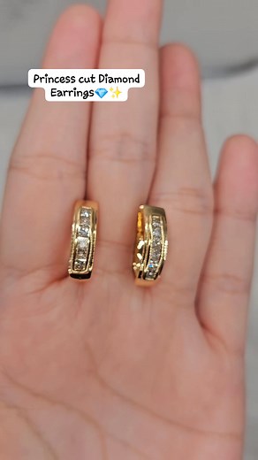 70K views · 477 reactions | Mine nyo ma mga madam Available Onhand朗 Natural Diamonds✅️ PRINCESS CUT DIAMOND EARRING CLIP TYPE✨️ Cash or Layaway殺 | Diamond Drakes Jewel | Facebook
