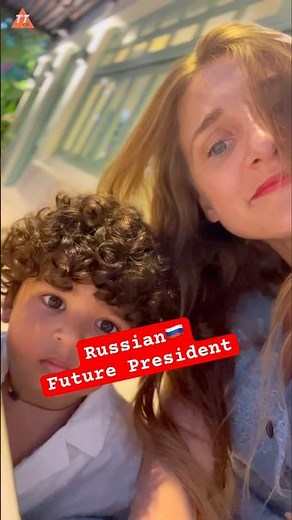 Russian Mom का outdoor fun ❤️ Future Russia का President India में 🇮🇳🇷🇺