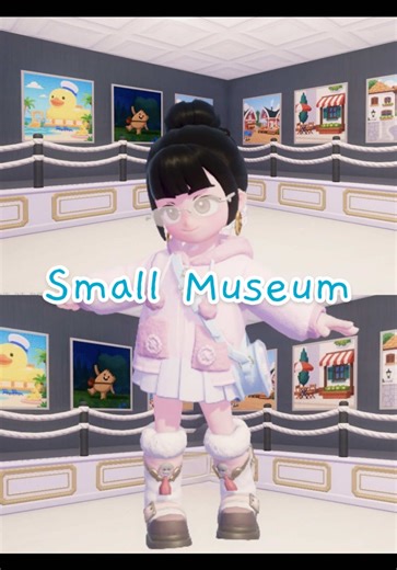 Cozy Small Museum Build Tutorial | Beginner Tips & Ideas A small museum where you can display puzzle frames Make it! 🖼️ #Heartopia #HeartopiaTutorial #HeartopiaInterior #heartopiahouse #heartopiaco