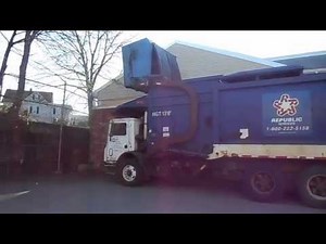 BFI Waste Services/Republic services front loader, truck 1210