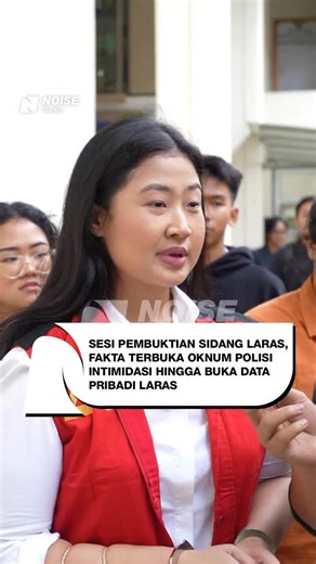 Noise Talk’s on Instagram: "Hari ini sidang laras memasuki sesi pembuktian (15/12) Laras memaparkan salah satu bukti akun yang mendoxingnya sebelum Laras ditetapkan menjadi tersangka. Salah satu doxing-an yang di sampaikan berupa ancaman kepada personal “gue punya kuasa buak blok SKCK lo, see you in the hell bitch. You will never get official work. Criminal cyber. You will regret this! Lo tunggu senin, lo di AIPA kan? You are done bitch!” #LarasFaizati #NoiseTalks #ForTheLoudToTheThoughtful"