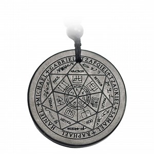 Shungite Pendant With Solomon’s Seal