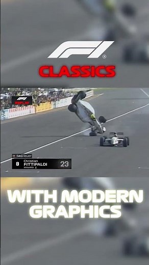Best Way To Finish 🏁 | 1993 Italian Grand Prix with Modern Graphics #f1