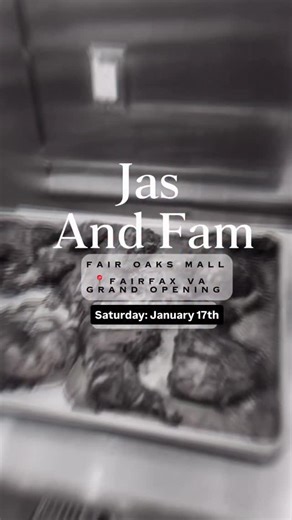 Fam’s official grand opening! We are so happy to be at Fair Oaks Mall and we can’t wait to share our beloved family recipes with you! Bring the whole family! #fairfaxva #varestaurants #dmvcaribbeanfood #caribbeanfood #dmvfoodie | Jas & Fam Caribbean Flavor Catering and Food Truck Services