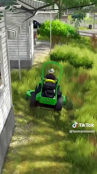 Do you like the mowing setup ?? • • • • • • • #farmingsimulator25 #farmingsimulator #fs25 #gaming #pc #xbox #playstation #gamingtiktok #landscaping #lawncare #lawnmowing #lawntok #lawnmower #explore