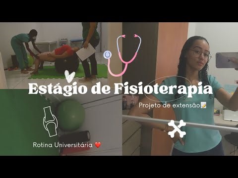 ✨VLOG: Primeiro estágio de Fisioterapia | Rotina universitária 🦴🫁📝 #fisioterapia #rotina