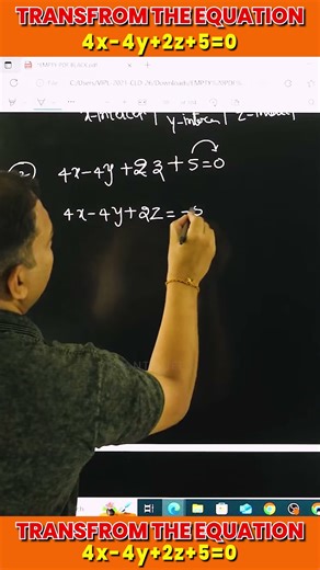 Easy Way to Solve Plane Intercept Problems #jee #maths #shorts #viral