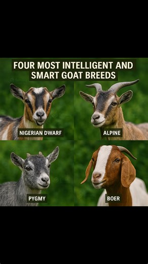 Four Smartest and most Intelligent Goat breeds #goats #goatintelligence #smartgoats #farmlife #agribusiness #dog | Farming Tech& Business