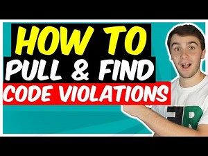 How to Find & Pull the Code Violation List | Wholesaling Real Estate
