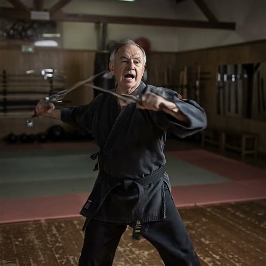 Sai Master ⚔️ Ancient Weapon Mastery #Sai #MartialArts #WeaponMaster #BladeSkills #KungFu