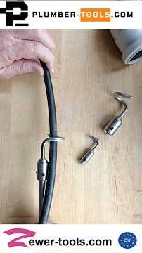 Lost your flexible shaft in a drain pipe?