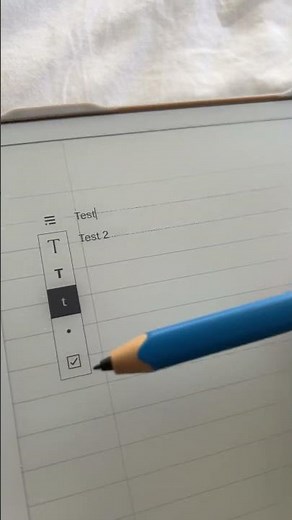 reMarkable Tip #5 - The interactive check/tick box