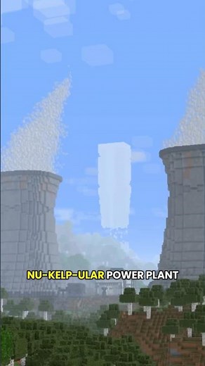 I Build a Nuclear Power Plant! #minecraft #minecraftbuilding #minecraftshorts #gaming