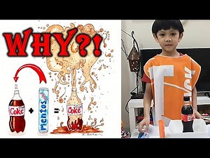 MENTOS & COKE DIET ERUPTION - SCIENCE EXPERIMENT