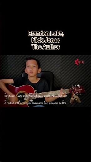 Brandon Lake, Nick Jonas - The Author Guitar Chords Cover #shorts