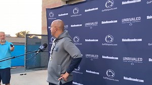 Penn State coach James Franklin discusses the injuries to Nittany Lions quarterback Sean Clifford and defensive tackle PJ Mustipher after practice Wednesday, Oct. 13, 2021. | Penn State Football on PennLive