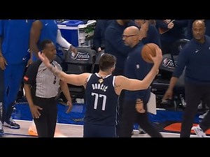 Luka Doncic wasn't happy Jason Kidd called a timeout while on 20-2 run in Game 3 😬