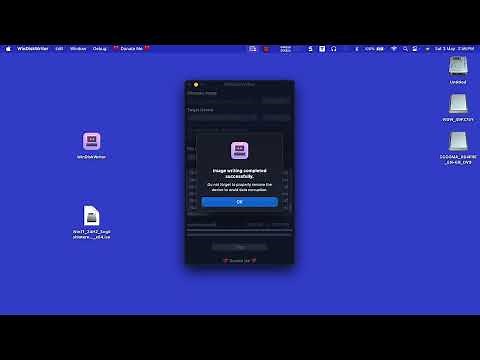 Create Windows Installer USB Disk on macOS with WinDiskWriter