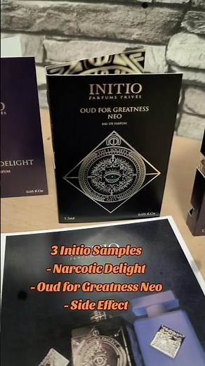 3 Initio Samples #perfume #fragrance #parfum #initio #nichefragrance