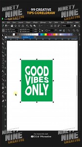 109K views · 1.4K reactions | CorelDraw Tips | Use Smart Fill & Envelope. For more tips, please visit : @99creative.studio #coreldraw #coreldrawindonesia #coreldrawdesign #coreldrawtutorial #corel_draw #graphicdesigner #tipsdesain | 99 Creative Studio | Facebook