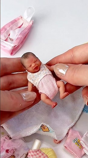 Grandma's Miniature Nursery / sweetest silicone baby doll