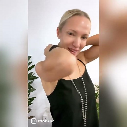 Katia Designs | How to Wear the Rosary Style Necklace